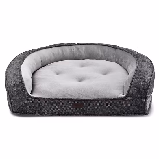 Luxury Washable Technology Fabric Fleece Waterproof Large Dog Pet Bed with Detachable Cushion