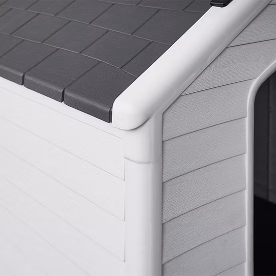 Durable impermeable plástico cachorro refugio perrera interior al aire libre mascota perro casa