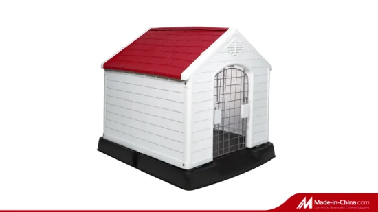 Fabricación personalizada moderna pequeña/pequeña gran lujo impermeable portátil perrera ambiental cómodo interior/exterior plástico perro mascota casa para la venta
