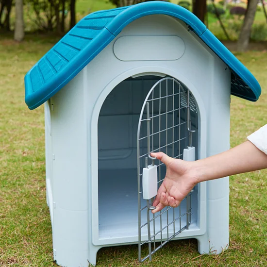 La buena casa material del perro del animal doméstico de los PP acepta acceso fácil de la perrera portátil de los tamaños de los colores de encargo
